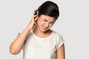 ear infection asian lady