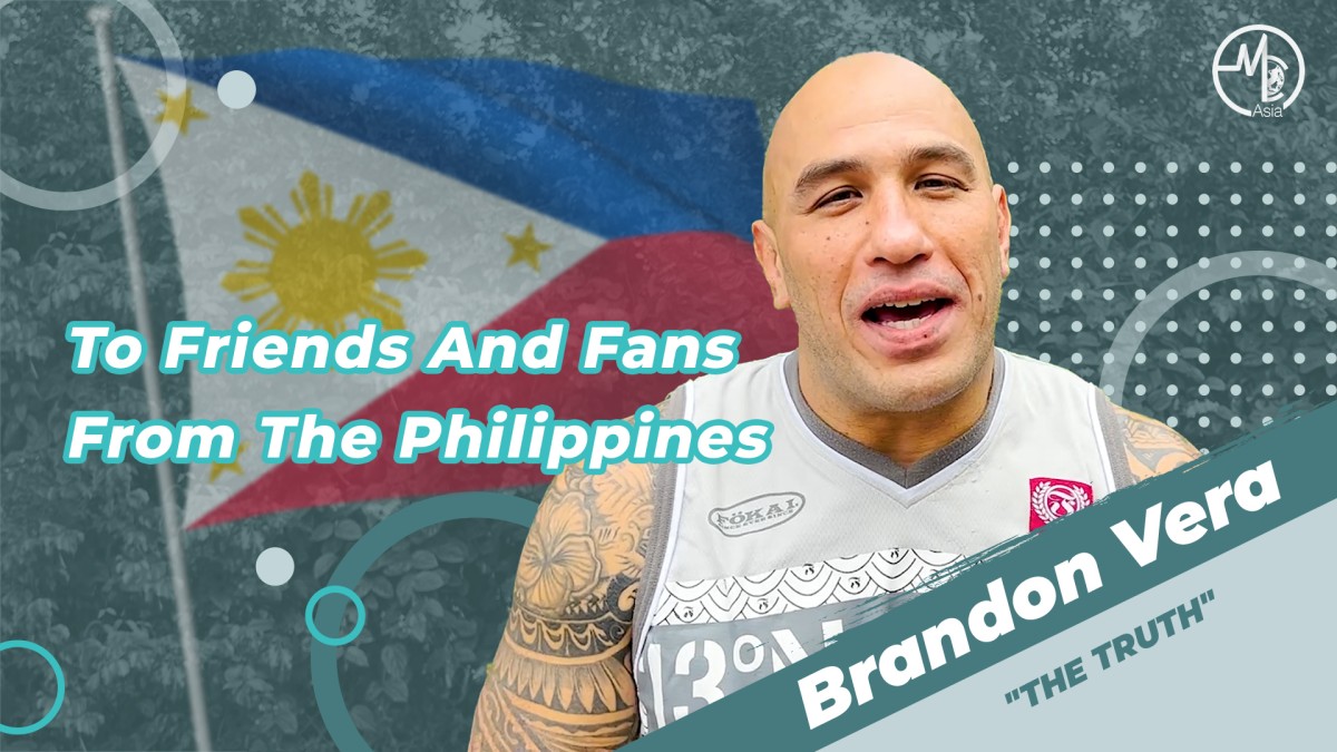 Brandon Vera: Shout-out to friends and fans in the Philippines