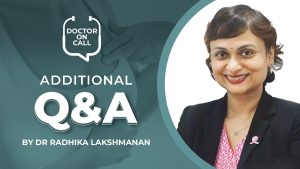 doctor on call DOC webinar breast cancer Dr Radhika