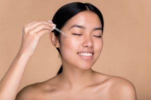 Beauty,,Skin,Care,Concept.,Pretty,Chinese,Young,Beauty,Woman,With