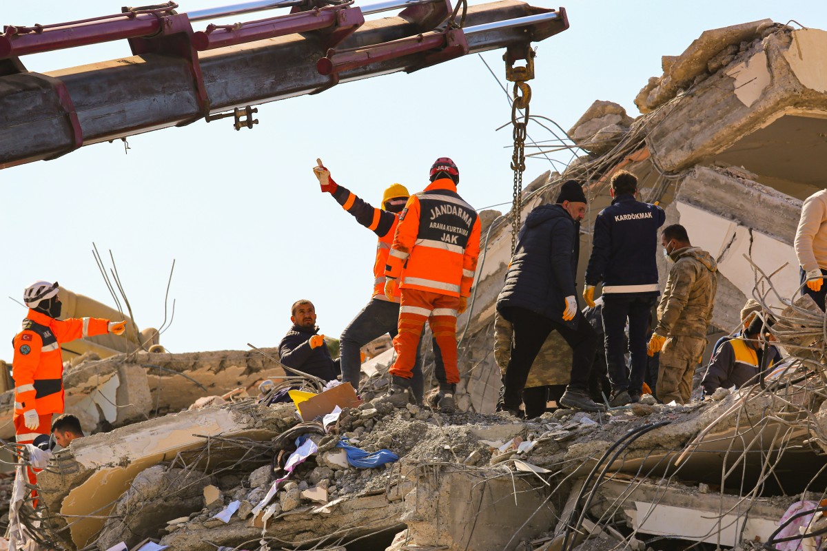 Earthquake rescue Turkey