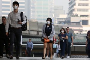 Air pollution bangkok thailand