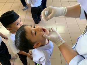 polio malaysia vaccination