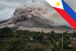 Mt. Kanlaon volcano eruption