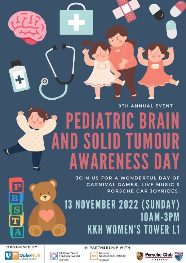 kkh viva, pbsta 2022, pbsta, paediatric brain and solid tumour awareness