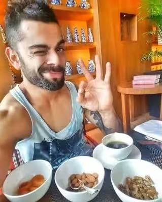 virat kohli breakfast